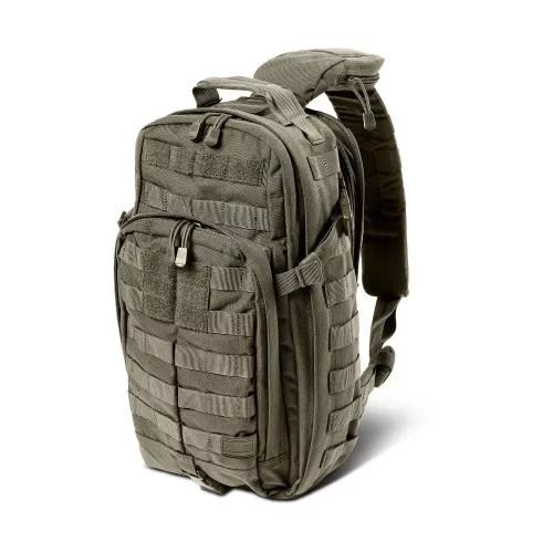 Однолямковий тактичний рюкзак 5.11 Tactical 18 л Колір Олива штурмовий рюкзак із системою MOLLE для військових, туризму та EDC | Зображення 7