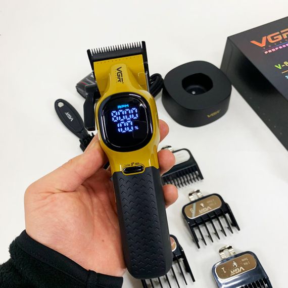 Машинка для стрижки акумуляторна VGR V-886C GOLD | Зображення 1