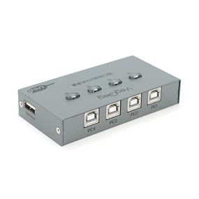 Комутатор VEGGIEG V-F502 USB 2.0/4BM. PC to Scanner Printer Sharing Switch (потрібний драйвер), Box