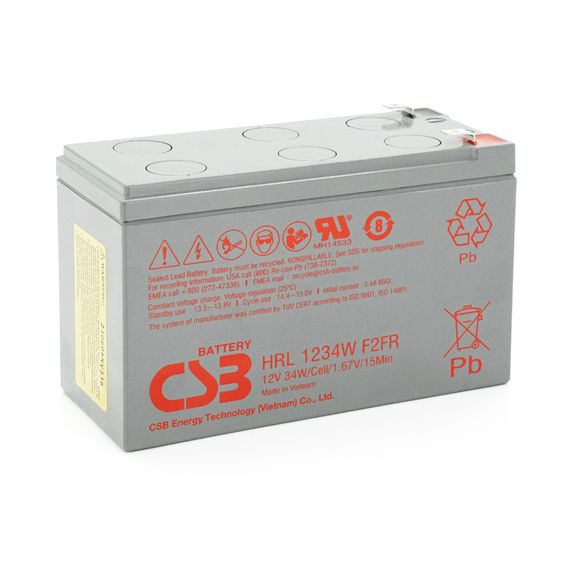 Аккумуляторная батарея CSB HRL1234WF2FR, 12V 9Ah (151х65х98мм) Q10