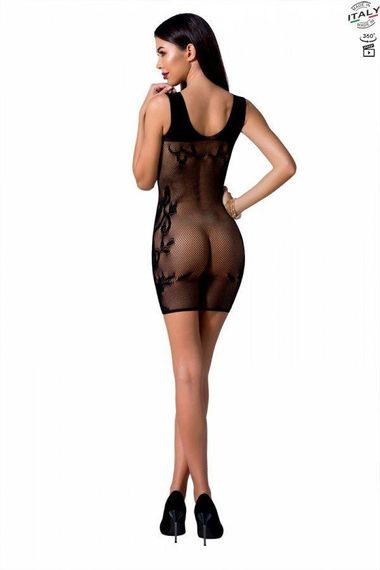 Відверта сукня-сітка Passion BS073 black sexstyle | Зображення 3