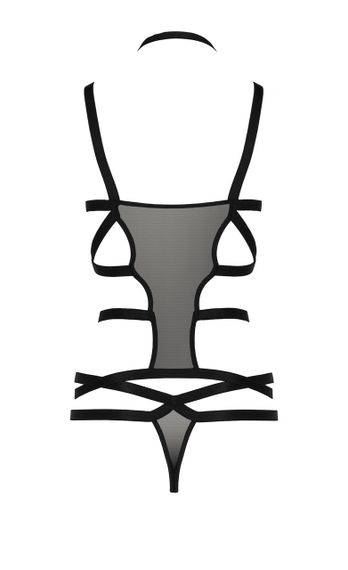Корсет із стреп-стрічками HAGAR CORSET black S/M - Passion Sex Aura | Зображення 3