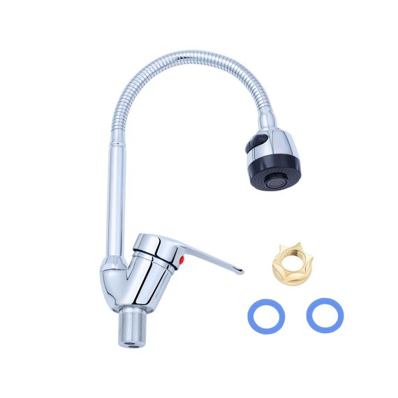 Змішувач для кухні Agua з гнучким виливом Sevilla-C039 (CV022345) | Зображення 2