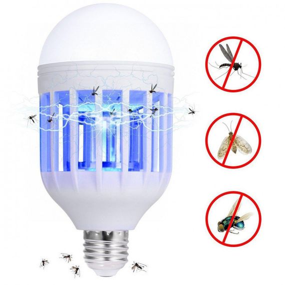 Світлодіодна лампа - приманка пастка для комах Zapp Light Е27 цоколь, 220В | Зображення 1