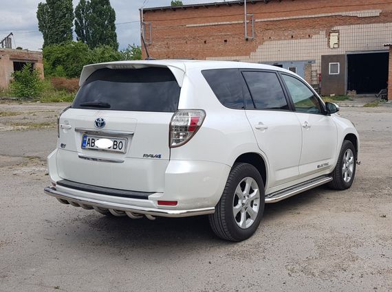 Задній захист AK005-15 (2 шт., нерж) для Toyota Rav 4 2006-2013 років | Зображення 3