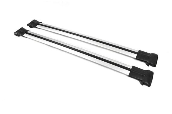 Перемички на звичайні рейлінги без ключа Can V1 (2 шт) до 138 см, Сірі для Renault Duster 2008-2017 рр. | Зображення 8