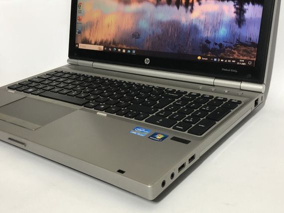 Ноутбук HP EliteBook 8560p / 15.6" (1600x900) TN / Intel Core i7-2620M (2 (4) ядра по 2.7 - 3.4 GHz) / 8 GB DDR3 / 500 GB HDD / AMD Radeon HD 6470M, 1 GB DDR3, 64-bit / DVD-ROM б/в | Зображення 8