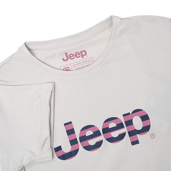 Футболка JEEP T-SHIRT OVERSIZE Striped Print Turn | Зображення 2