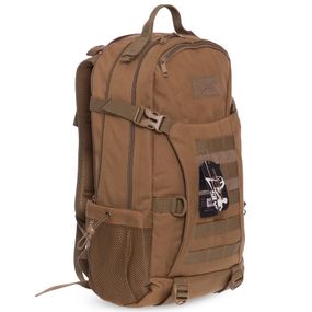 Тактичний триденний штурмовий рюкзак Silver Knight TY-9396, 24 л (49×27×18 см) Койот