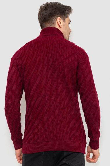 Гольф чоловічий, колір бордовий, 161R696 | Зображення 3