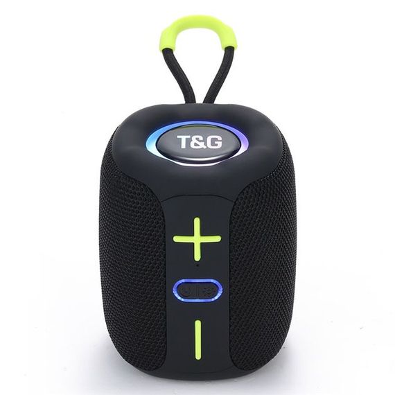 Портативная Bluetooth колонка TG658 8W с RGB подсветкой. Цвет: черный