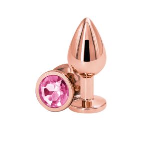 Анальна пробка NS Novelties Rear Assets — Rose Gold — Medium — Pink Sex Aura