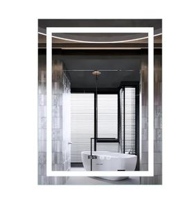 Дзеркало Mixxus Premium FLASH MR21-70x90 (LED Touch, Anti-fog, годинник) (MP6618)