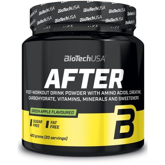Комплекс до тренування BioTechUSA After 420 g /20 servings/ Green Apple