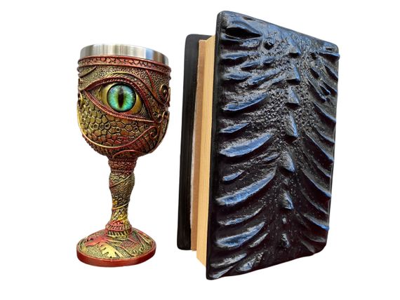 Подарунковий набір Келих 3D Око Зелений і Блокнот 3D «Книга тіней і Глубін» | Зображення 1