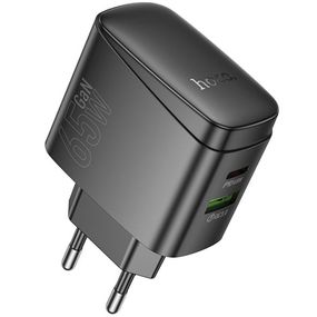 СЗУ Hoco CS63A Bright PD65W+QC3.0 (1USB-A/1C) Black