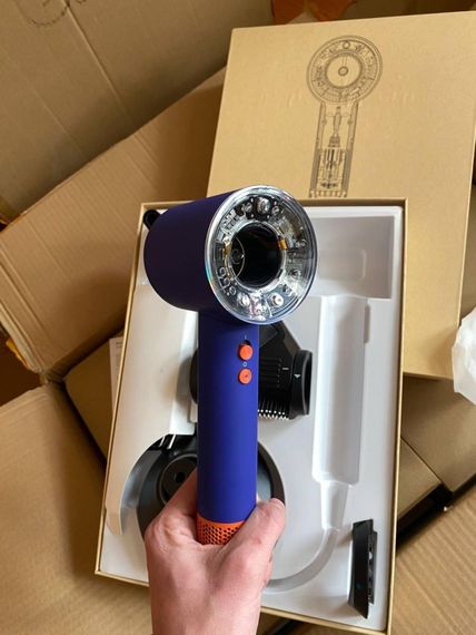 Фен HD16 Supersonic Nural - Vinca Blue/Topaz без функції контролю повітря