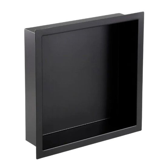 Полиця-ніша для ванної кімнати Mixxus Premium NICHE-0101 BLACK із нержавіючої сталі SUS304 (MI6678)