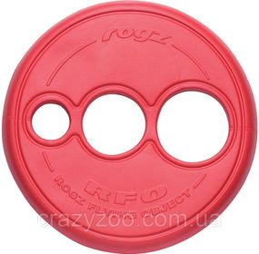 Игрушка для собак Rogz RFO летающий диск 23 см красный 13867