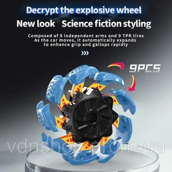 Машинка-перевертыш вездеход на радиоуправлении 868A-1 / Радиоуправляемая машинка | Зображення 3
