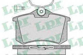 Колодка гальм. диск. SEAT IBIZA, VW GOLF, RENAULT CLIO задн. (вир-во LPR) LPR 05P294 на VW GOLF Mk III кабрио (1E7)