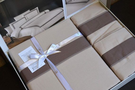 Постельное белье First Choice Deluxe Satin 200х220 Belezza Cappuccino | Зображення 2