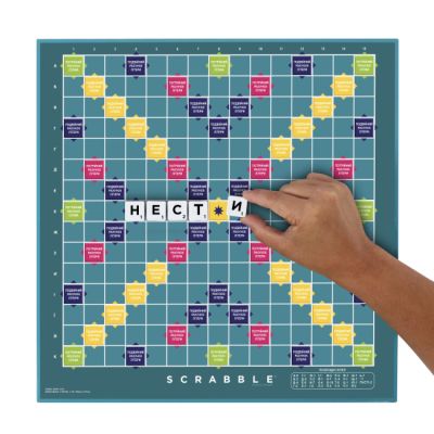 Настільна гра Scrabble Скрабл Оригінал українською (HXW21) | Зображення 4