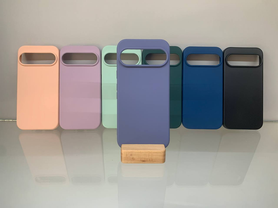 Google Pixel 9 Pro XL Протиударный чохол Софт Тач чохол фіолетовий