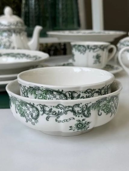 Салатник Olens Гревелінген 8030-517 12х6 см 350 мл зелений | Зображення 2