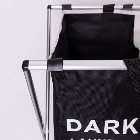 Кошик-органайзер для білизни на каркасі 95 (л) на 3 відділення HP-41-4 | Зображення 8