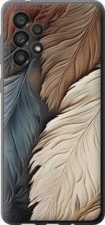 Чехол на Samsung Galaxy A33 5G A336B Листья в стиле бохо из силикона FCh_096592