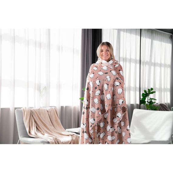 Плед Ardesto Flannel котики, 160х200 см (ART0108PB) | Зображення 4