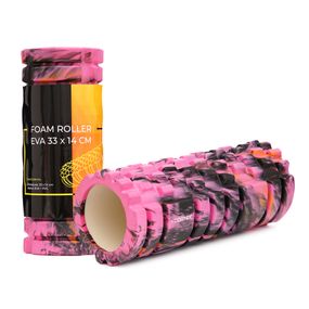 Масажний ролик Cornix EVA Marble Design 33 x 14 см (валик, ролер) XR-0347