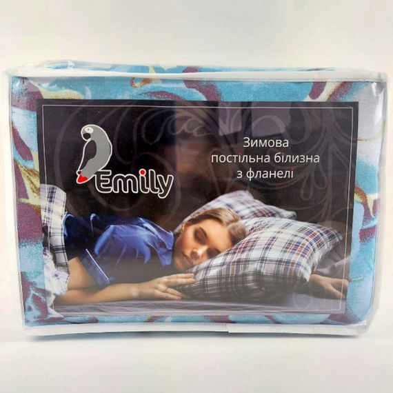 Комплект постельного белья Emily Lovare фланель полуторный 160х215 см (2251725564010) | Зображення 2