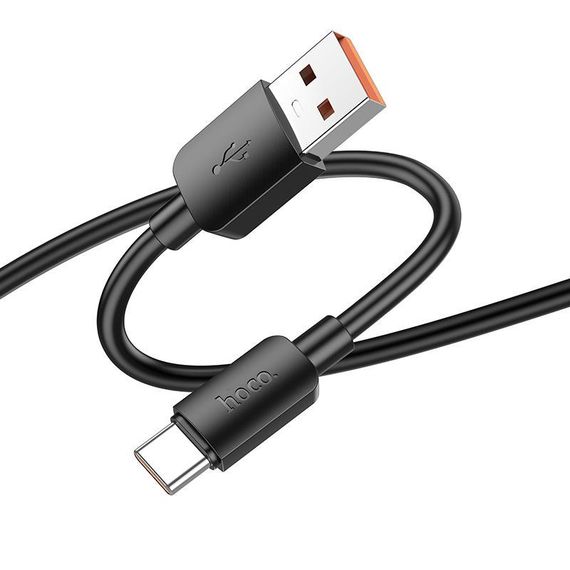 Дата кабель Hoco X96 Hyper USB to Type-C 100W (0.25m) Black | Зображення 2