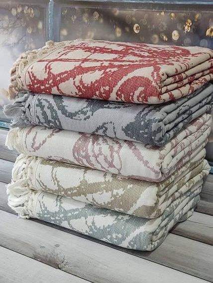 Полотенце Пештемаль  Pupilla PUP. Lagun yesil 90х170 Хлопок