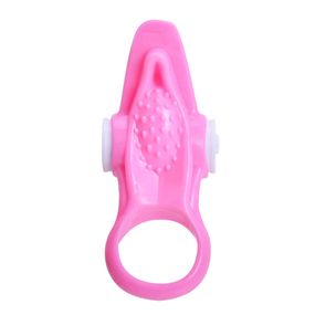 Ерекційні кільце з вібрацією  універсальний рожевий 23712