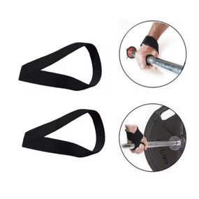 Атлетические лямки Gym Straps NE-SP-088 для турника, подтягиваний, становой тяги (черные)