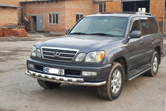 Передній захист ST015 (нерж.) для Lexus LX470 | Зображення 1