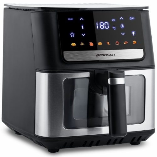 Аэрофритюрница Berdsen BD-655, черный 9 л (UA-01)