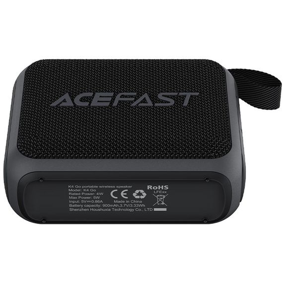 Bluetooth Колонка Acefast K4 Go 5W Black | Зображення 6