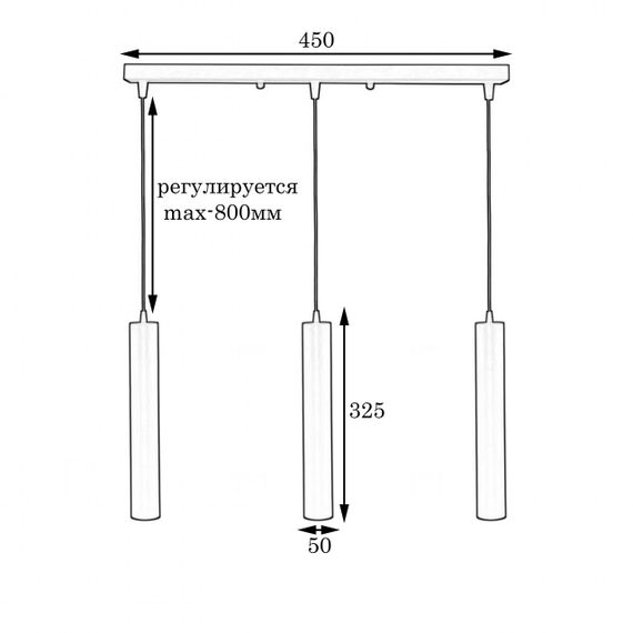 Світильник підвісний MSK Electric Tube NL 3522-3 W | Зображення 3