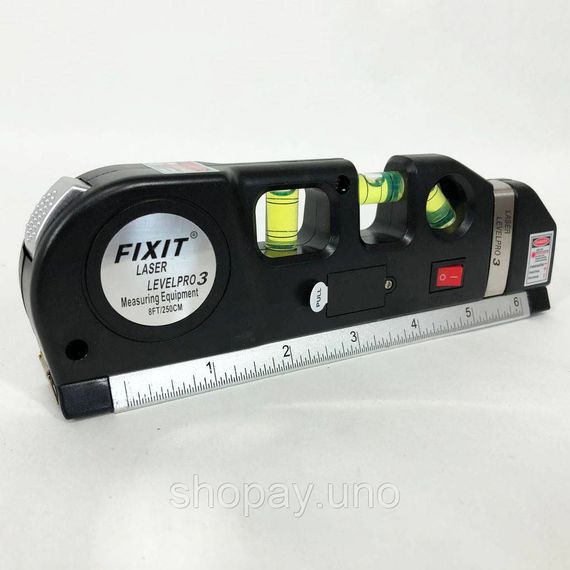 Лазерный нивелир Laser Level Pro 3, Лазерный отвес, Нивелир строительный для стяжки QT-56 | Зображення 2