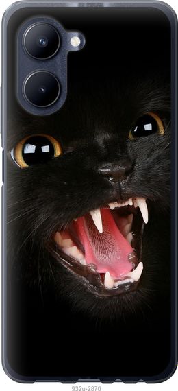 Чехол на Realme C33 Чёрная кошка "932u-2870-17620"