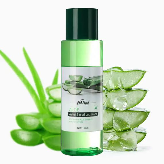 Лубрикант PinkNight на водной основе с экстрактом алое 120 ml | Зображення 2