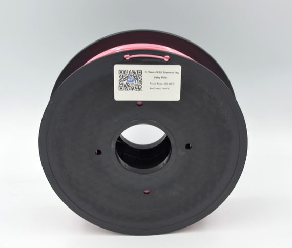 PETG-пластик MT Filament для 3D-принтера 1.75 мм 1 кг нежно-розовый (3DMT-PETG1.75-01-BP) | Зображення 2