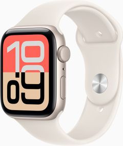Смарт-годинник Apple Watch SE 3 GPS 44mm Starlight Alu. Case w. Starlight S. Band - M/L (MEHJ4)