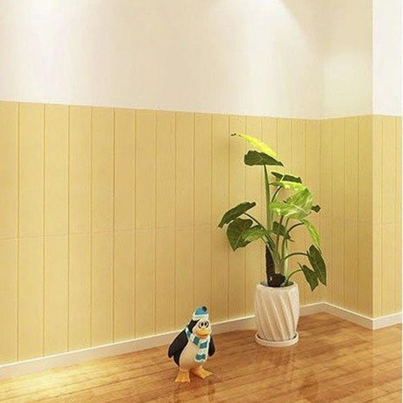 Самоклеюча 3D панель бежеве дерево 700х700х4мм (95) SW-00001371 | Зображення 4