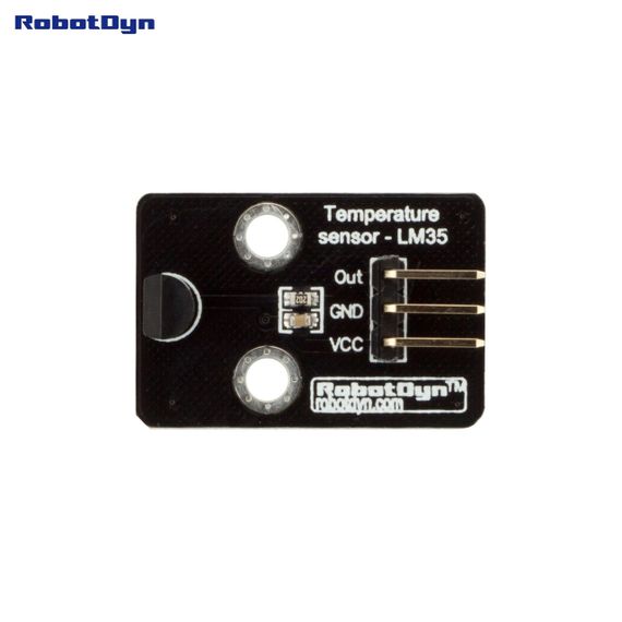 Модуль з датчиком температури LM35 Robotdyn | Зображення 1