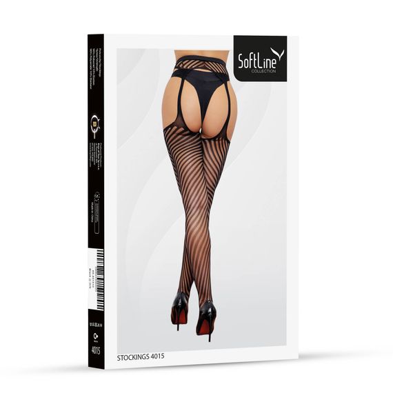 Панчохи - Stockings 4015, black - One Size | Зображення 3